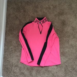 PINK quarter zip hoodie
